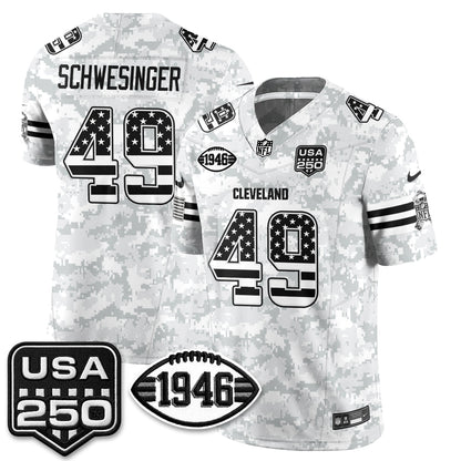 CLE 2026 Salute to Service Vapor Jersey - Stitched