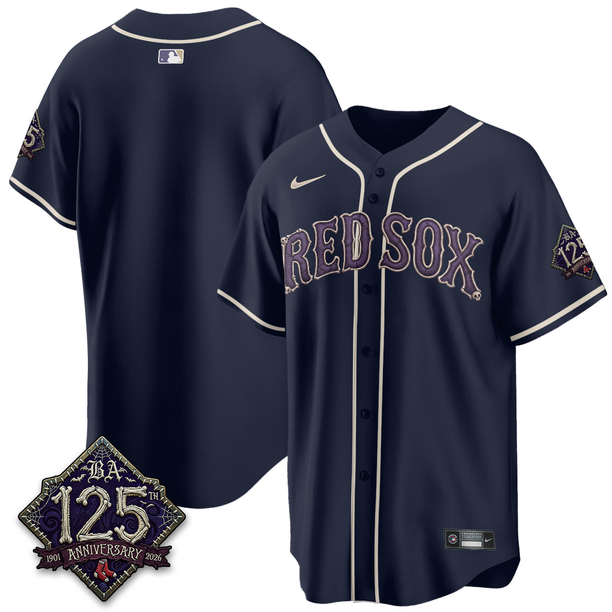 BOS Nightmare Vapor Limited Jersey - Stitched