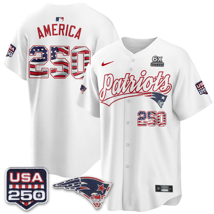 NE America Edition Vapor Jersey - Stitched