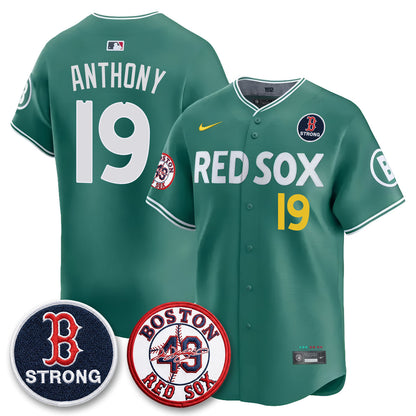 BOS Tim Wakefield Memorial Patch Vaper Premier Limited Jersey - Stitched V2