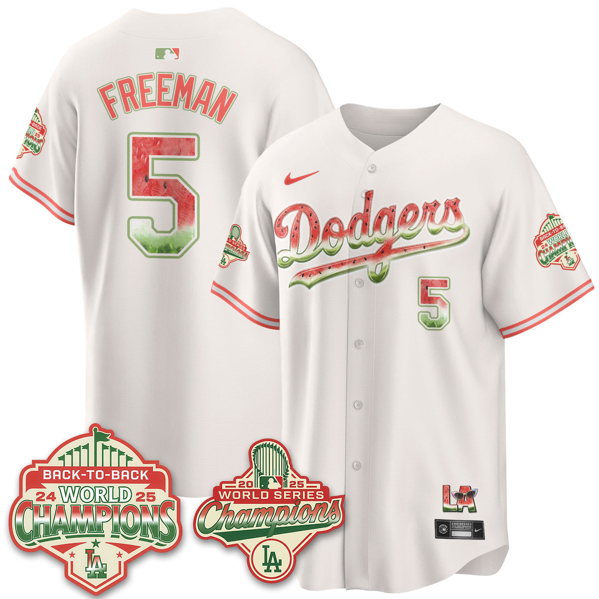 LAD National Watermelon Day Vapor Jersey - Stitched