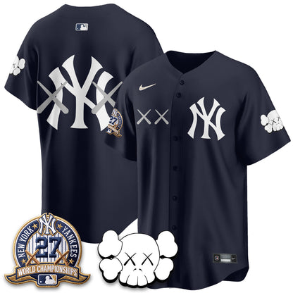 NYY x KAWS Edition Vapor Jersey - Stitched
