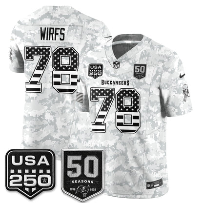 TB 2026 Salute to Service Edition Vapor Jersey - Stitched