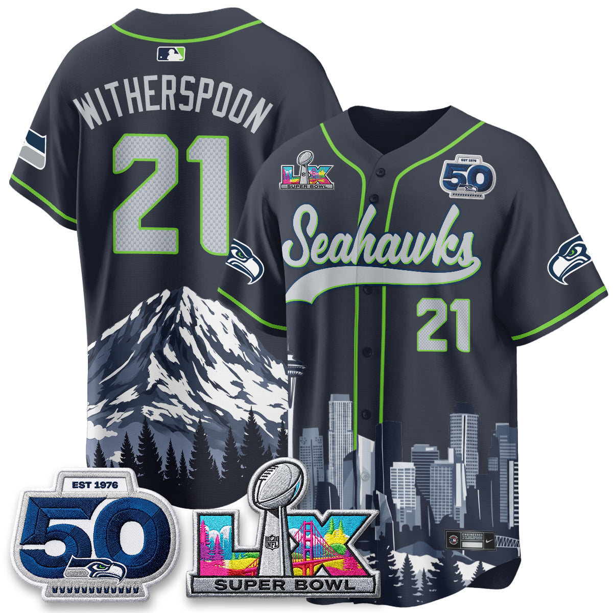 SEA City Edition Vapor Baseball Jersey - Stitch
