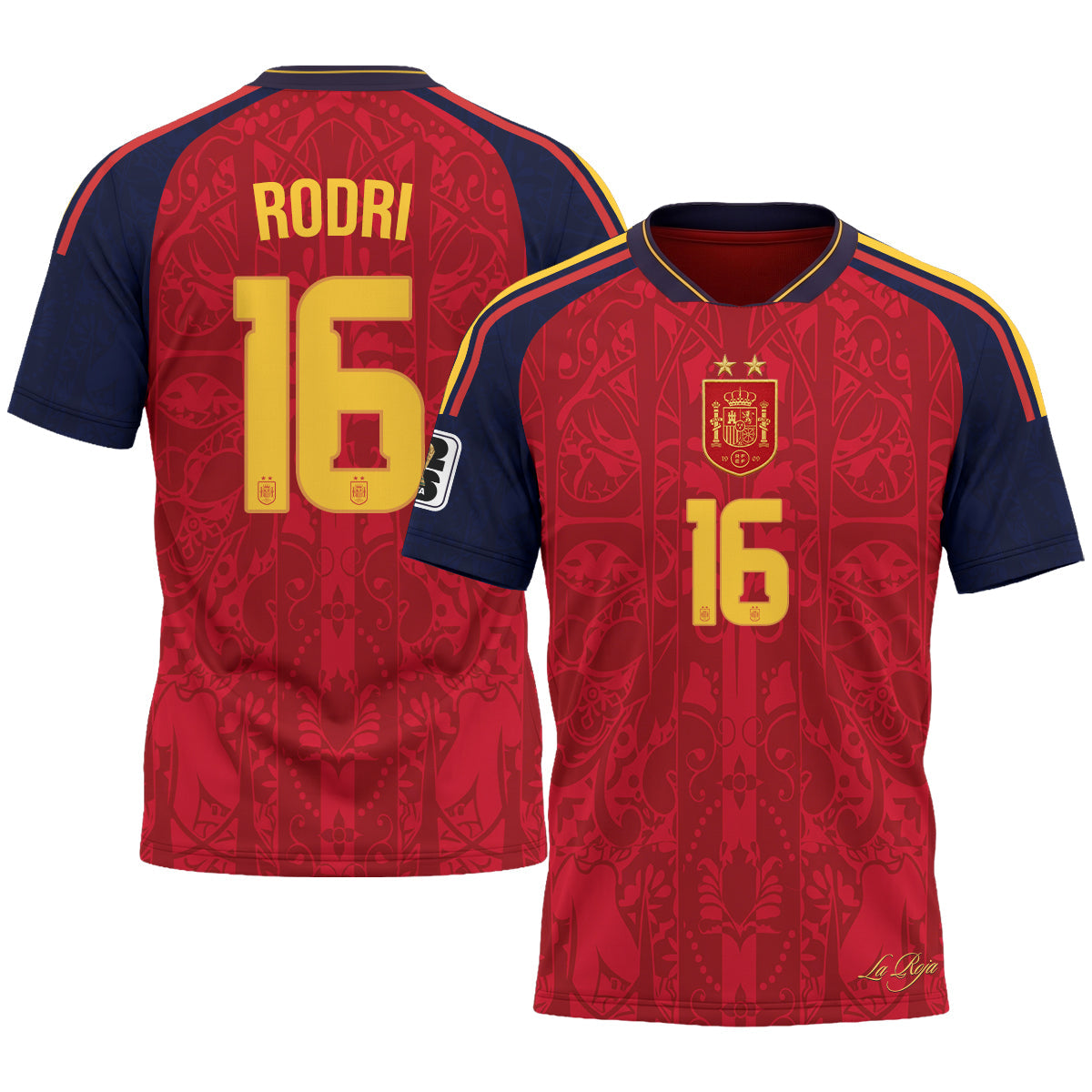 Spain 2026 Soccer Champions Vapor Jersey V2- Printed