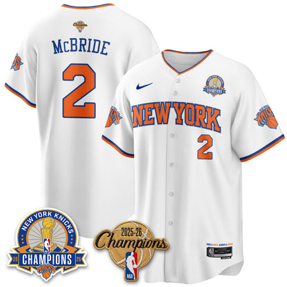 NYK 2026 NBA Champions Special Edition Vapor Jersey V2- Stitched