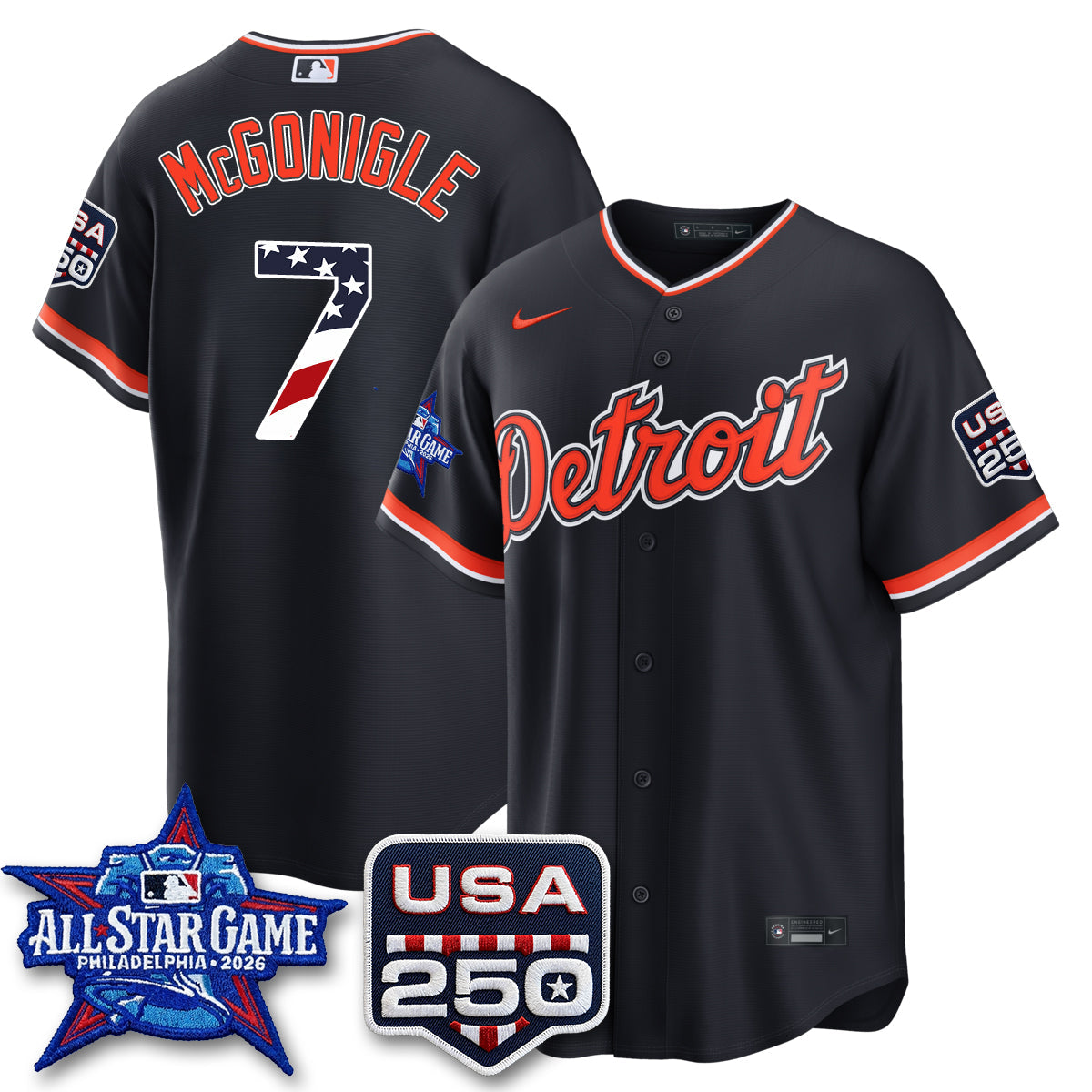 DET 2026 All Star Edition Vapor Jersey - Stitched
