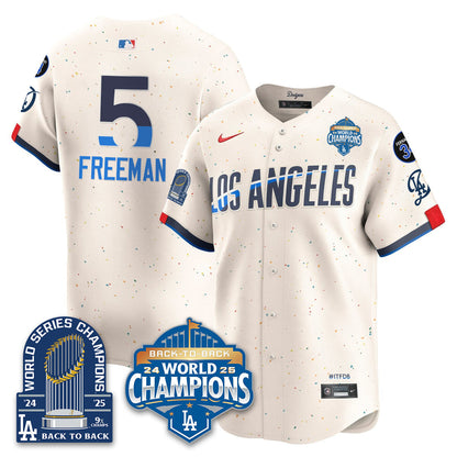 LAD Alternate Vapor Limited Jersey - 9x Champs - Stitched