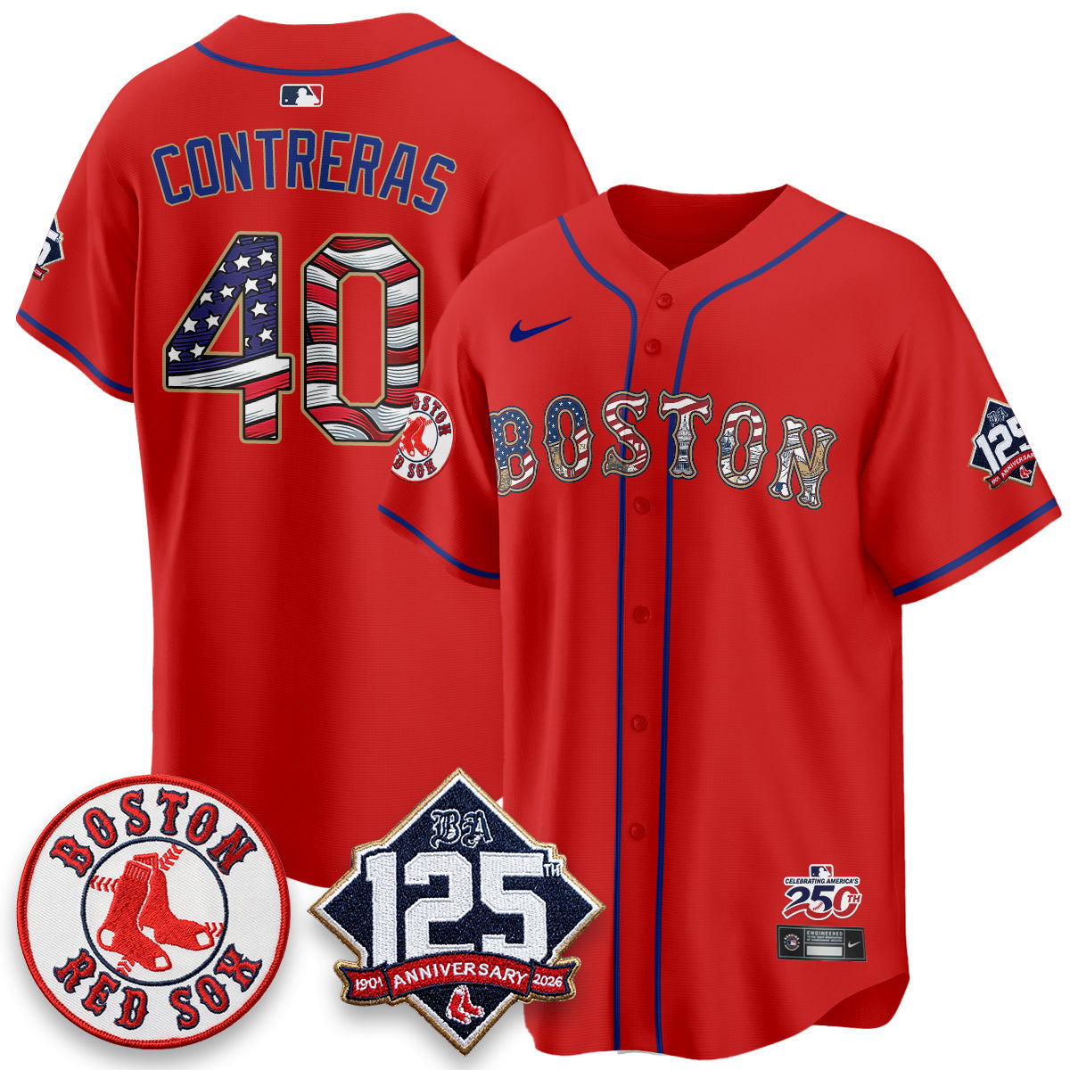 BOS 2026 Independence Day USA Vapor Limited Jersey - Stitched-DTD