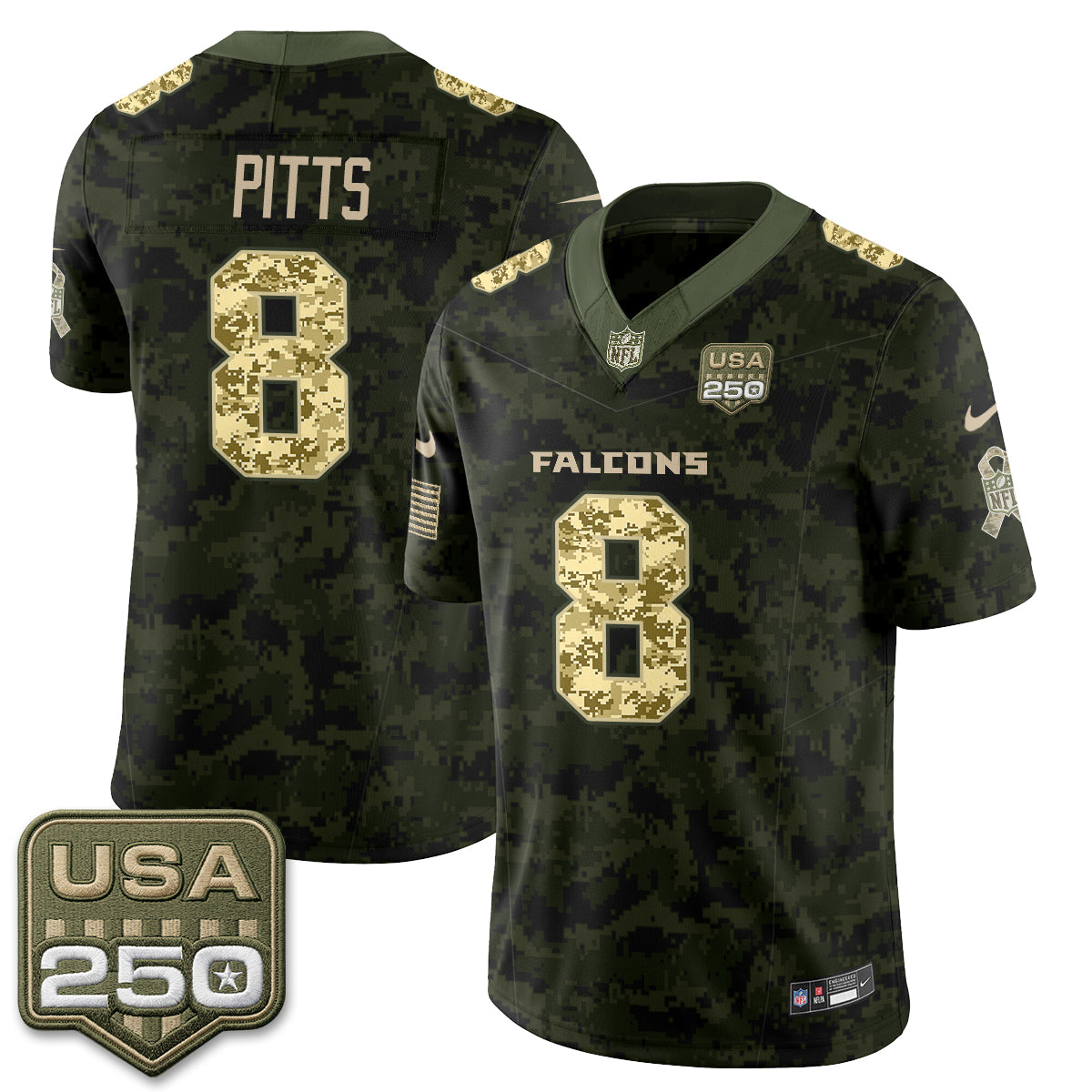ATL 2026 Salute to Service Vapor Jersey - Stitched