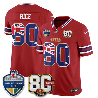SF Melbourne Game 2026 Vapor Jersey - Stitched