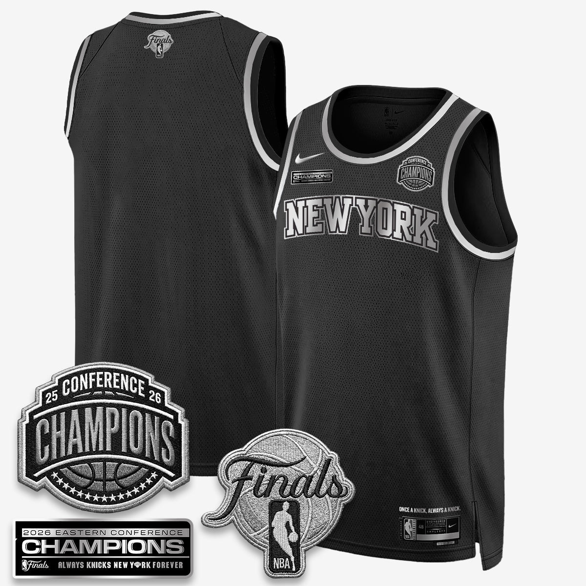 NYK 2026 NBA Eastern Conference Champions Vapor Special Edition Jersey - Stitched