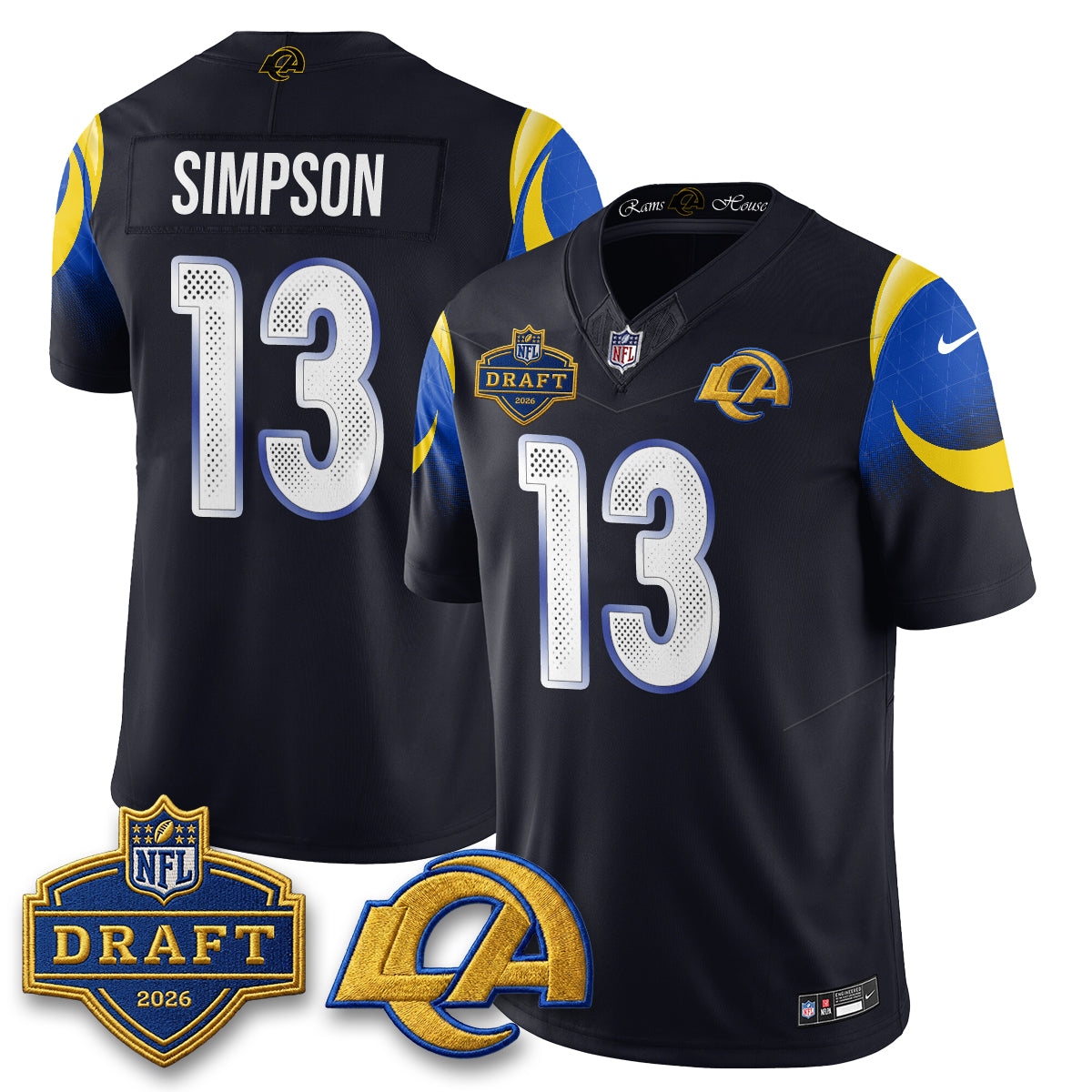 LAR 2026 NFL Draft Jersey - Stitched