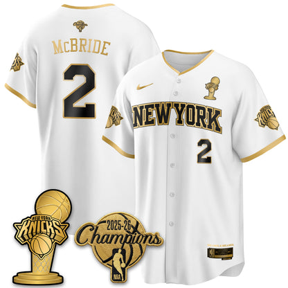 NYK 2026 NBA Champions Vapor Jersey - Stitched