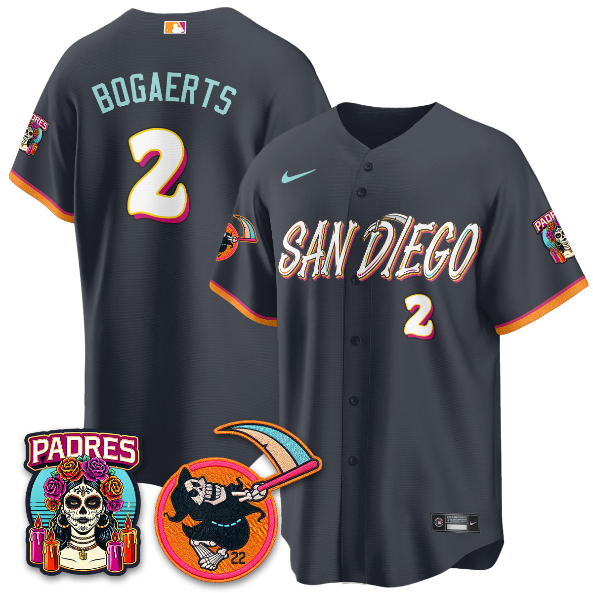 SD x Grim Reaper Vapor Jersey - Stitched