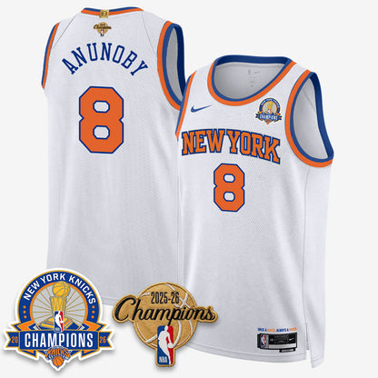 NYK 2026 Basketball Champions Special Edition Vapor Jersey V2- Stitched
