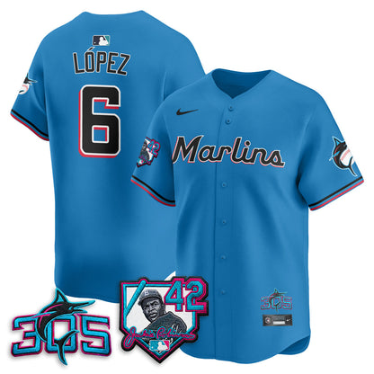 MIA 2026 Jackie Robinson New Era Vapor Limited Jersey - Stitched