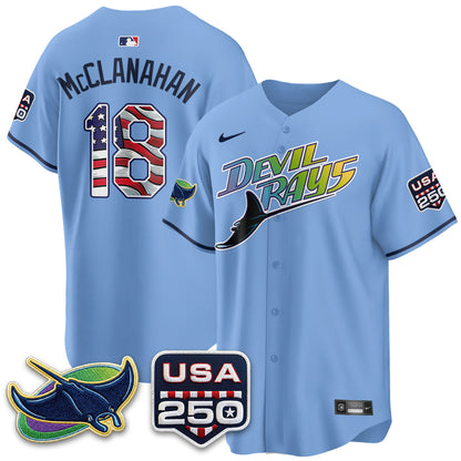 TB Independence Day USA 2026 City Connect Vapor Jersey - Stitched