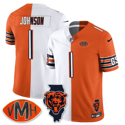 CHI Honor Virginia Halas McCaskey Split Edition - Stitched