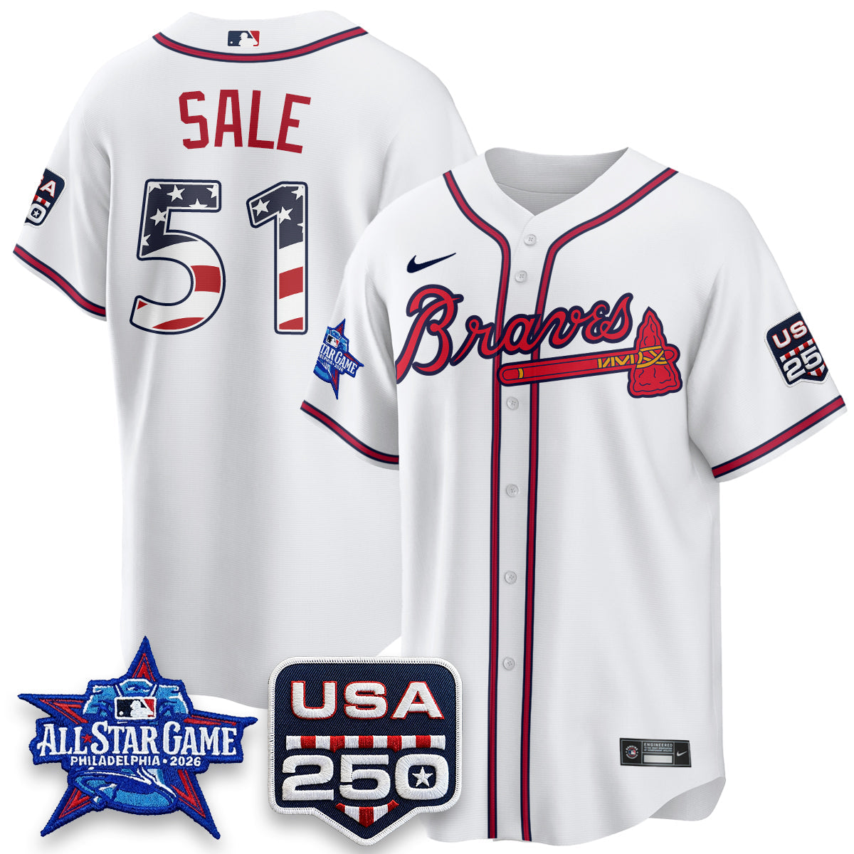 ATL 2026 All Star Game Vapor Jersey- Stitched