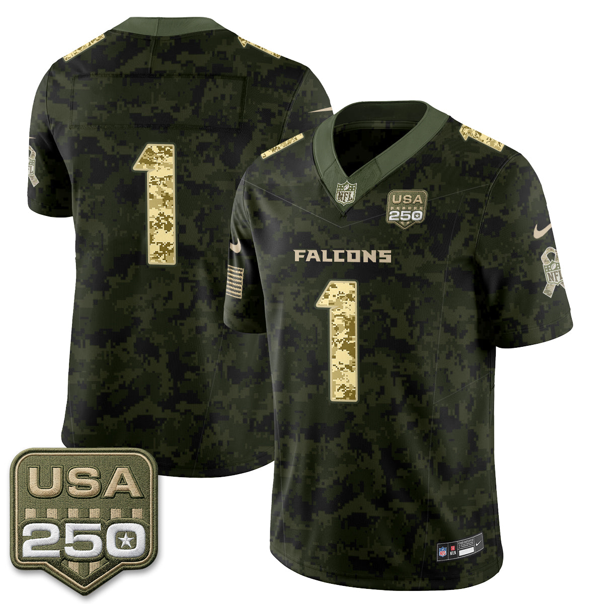 ATL 2026 Salute to Service Vapor Jersey - Stitched