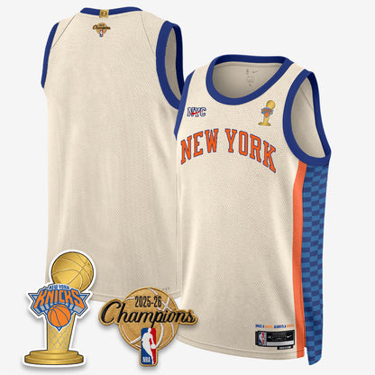 NYK 2026 Basketball Champions Vapor Jersey - Stitched