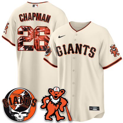SF x Grateful Dead Vapor Jersey - Stitched