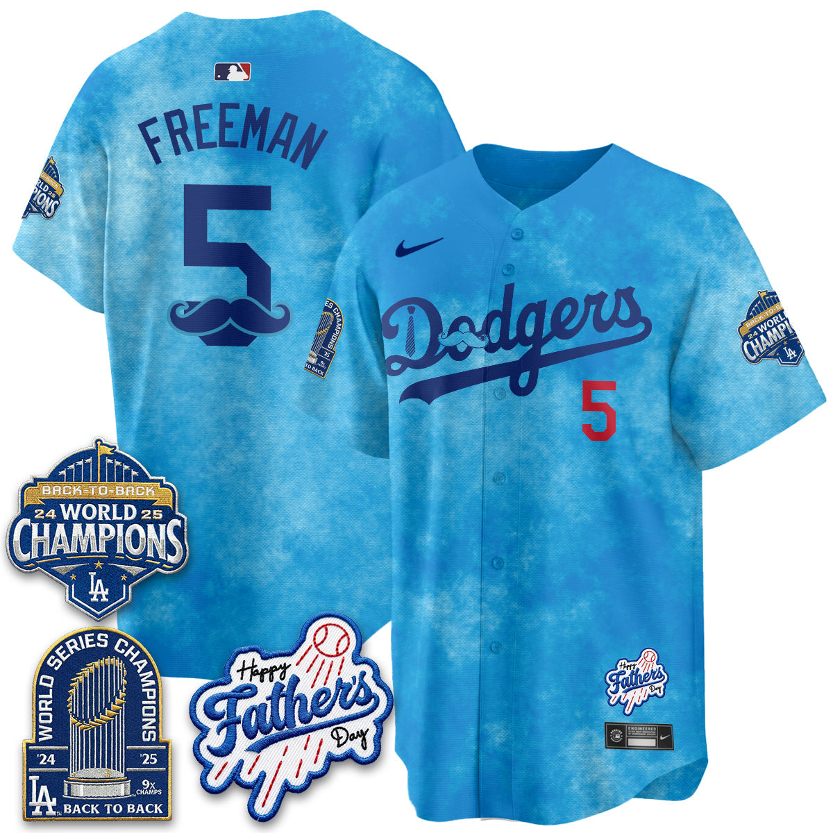 LAD Happy Father's Day 2026 Jersey - Stitched