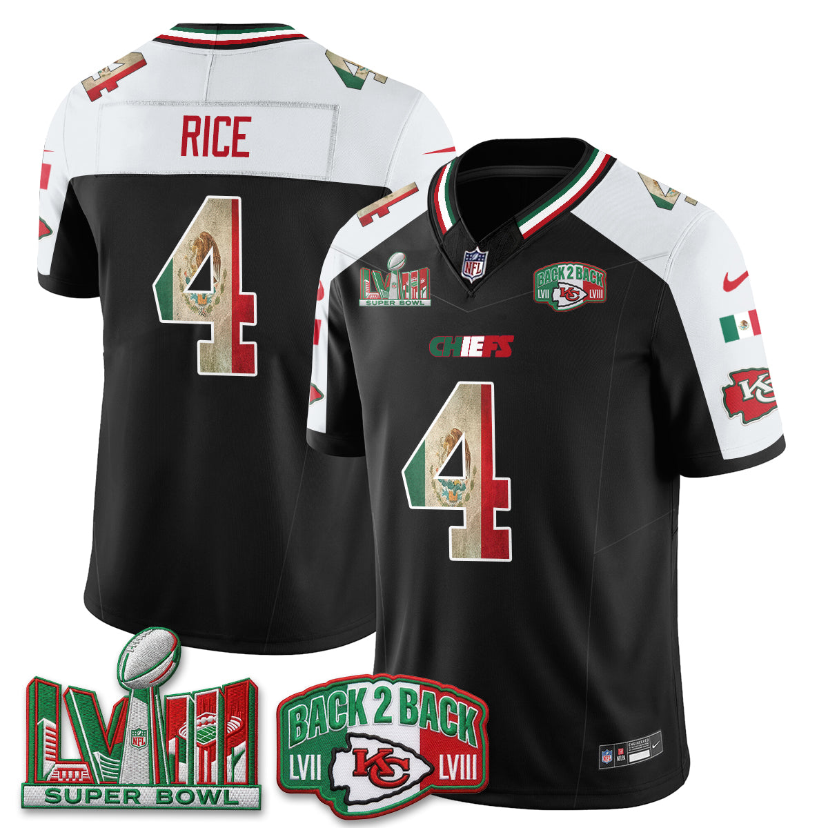 KC Mexico Edition Vapor Jersey - Stitched