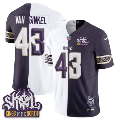 MIN 2026 Rivalries Split V2 Vapor Jersey - Stitched
