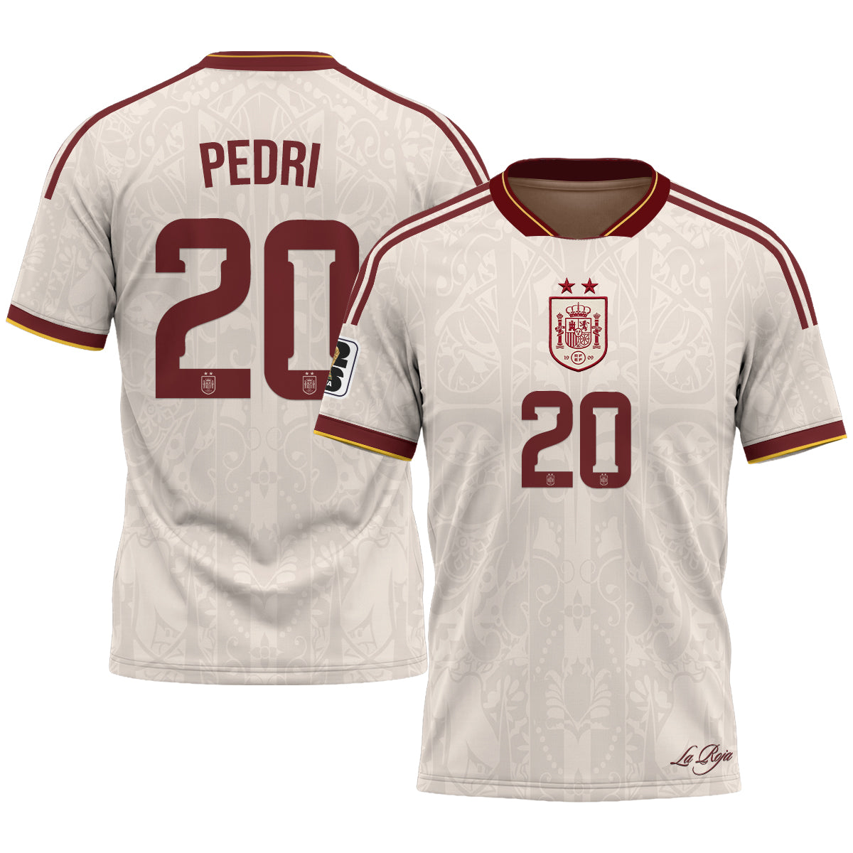 Spain 2026 Soccer Champions Vapor Jersey V2- Printed