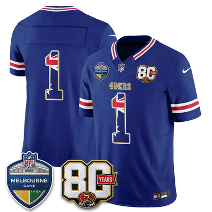 SF Melbourne Game 2026 Vapor Jersey - Stitched