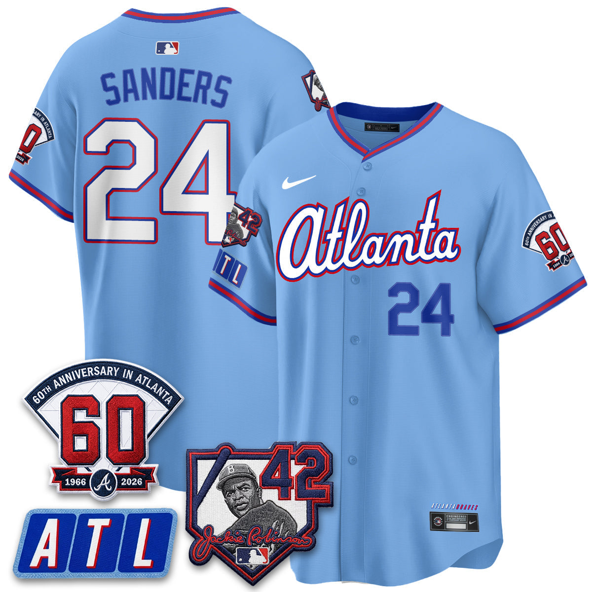 ATL 2026 Jackie Robinson Day Vapor Limited Jersey - Stitched