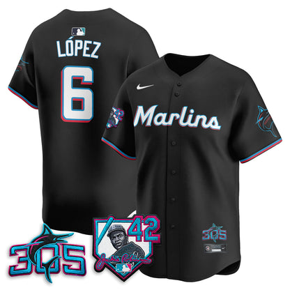MIA 2026 Jackie Robinson New Era Vapor Limited Jersey - Stitched