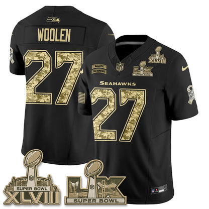 SEA 2026 Salute to Service V2 Vapor Jersey - Stitched