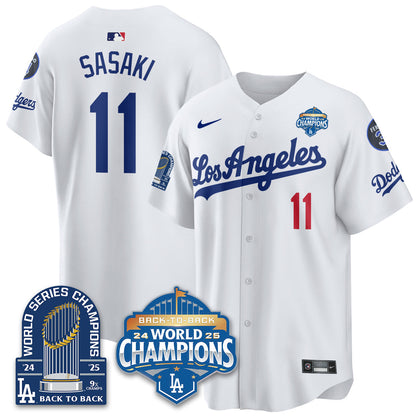 LAD Alternate Vapor Limited Jersey - 9x Champs - Stitched