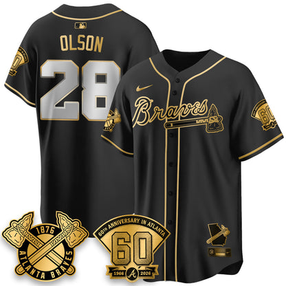 ATL 60th Anniversary Special Edition Vapor Limited Jersey - Stitched