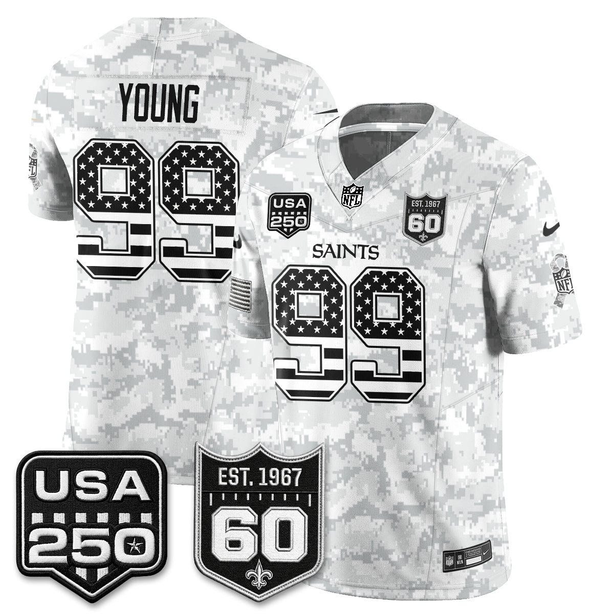 NO 2026 Salute to Service Vapor Jersey - Stitched
