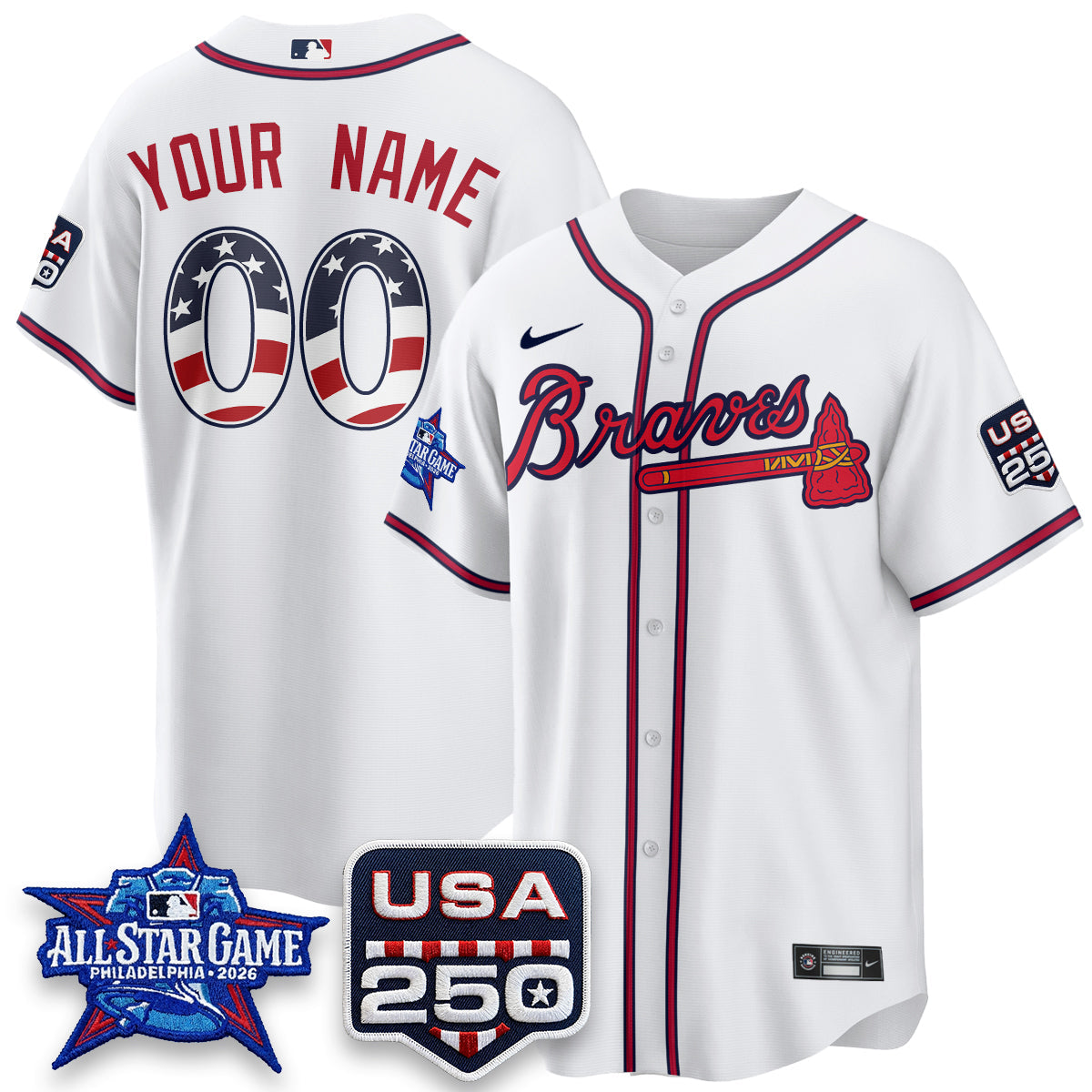 ATL 2026 All Star Game Vapor Custom Jersey- Stitched