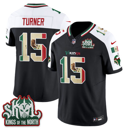 Minnesota Vikings Mexico Edition Vapor Jersey - Stitched
