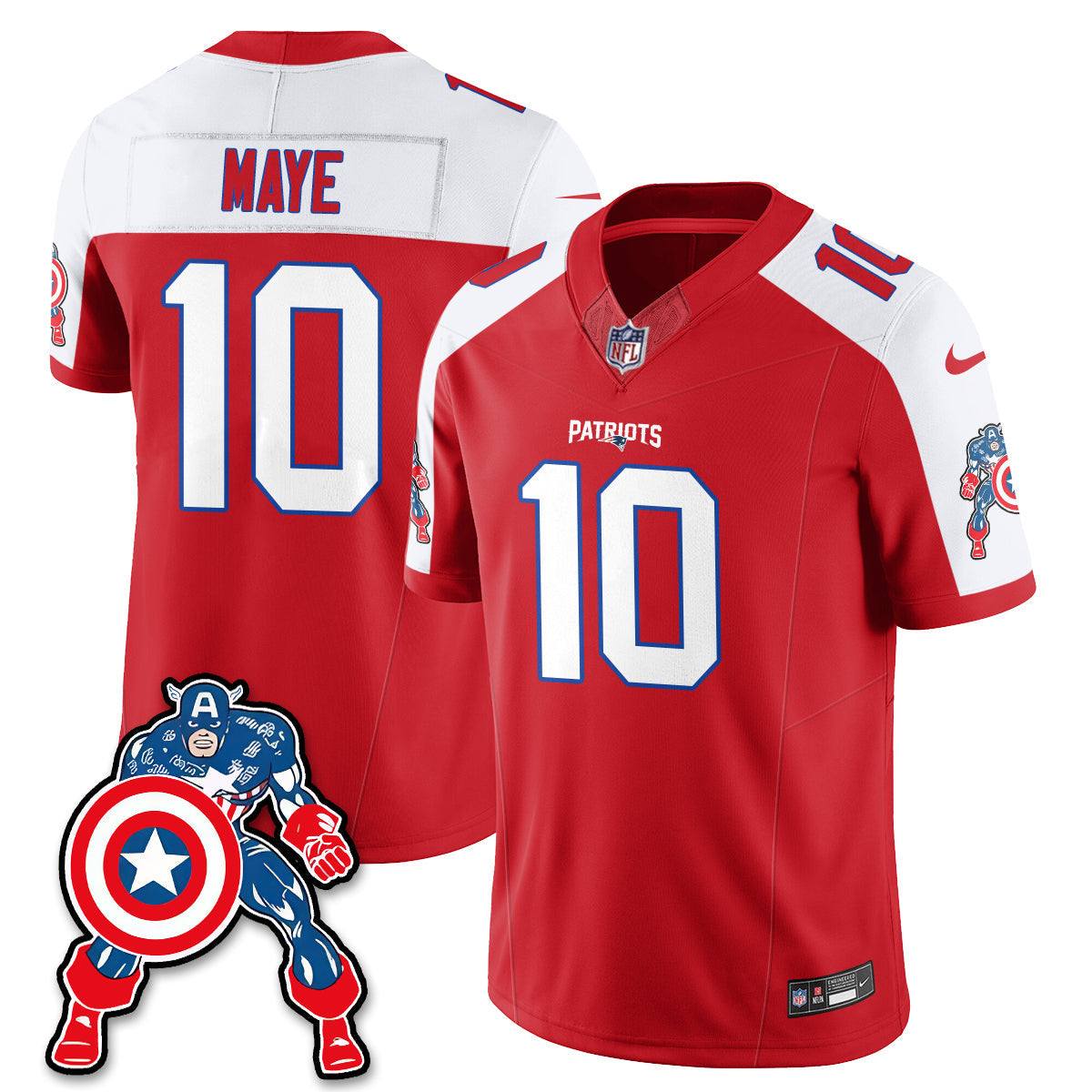 NE x Vibranium Shield Edition Vapor Jersey - Stitched
