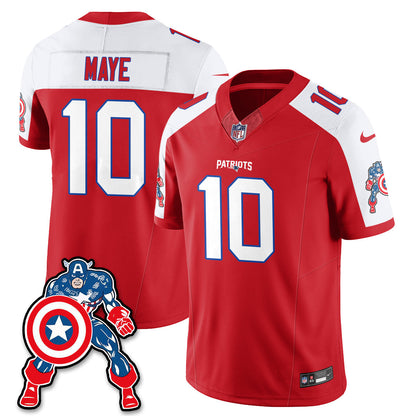 NE x Vibranium Shield Edition Vapor Jersey - Stitched