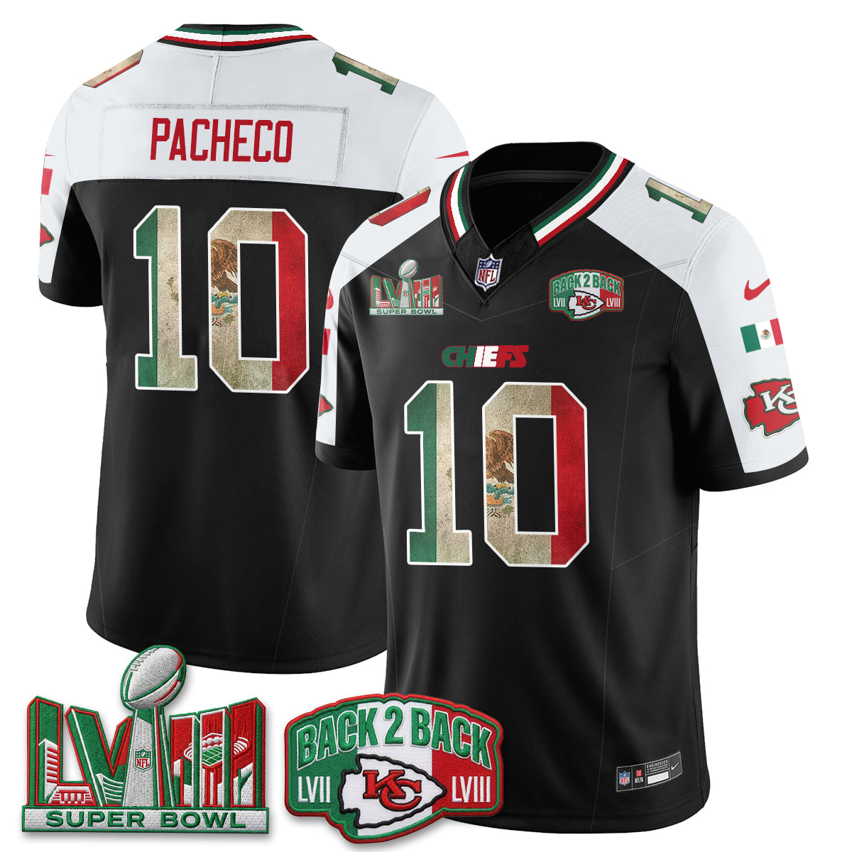 KC Mexico Edition Vapor Jersey - Stitched