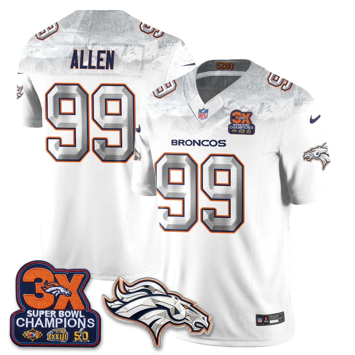 DEN Fangear Edition Vapor Jersey - Stitched