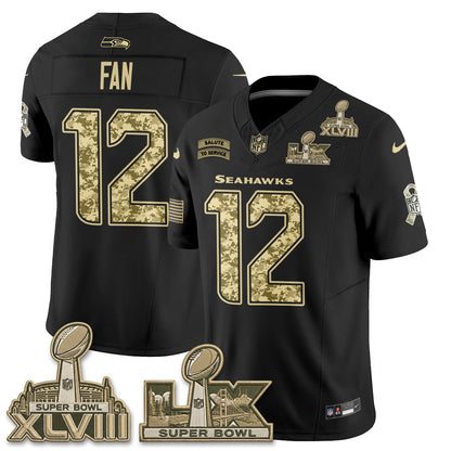 SEA 2026 Salute to Service V2 Vapor Jersey - Stitched