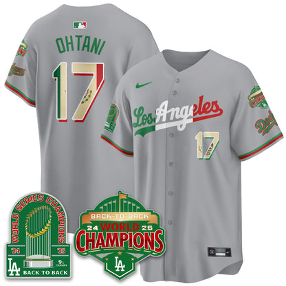 LAD Mexico Vapor Limited Jersey - 9x & B2B Champs - Stitched