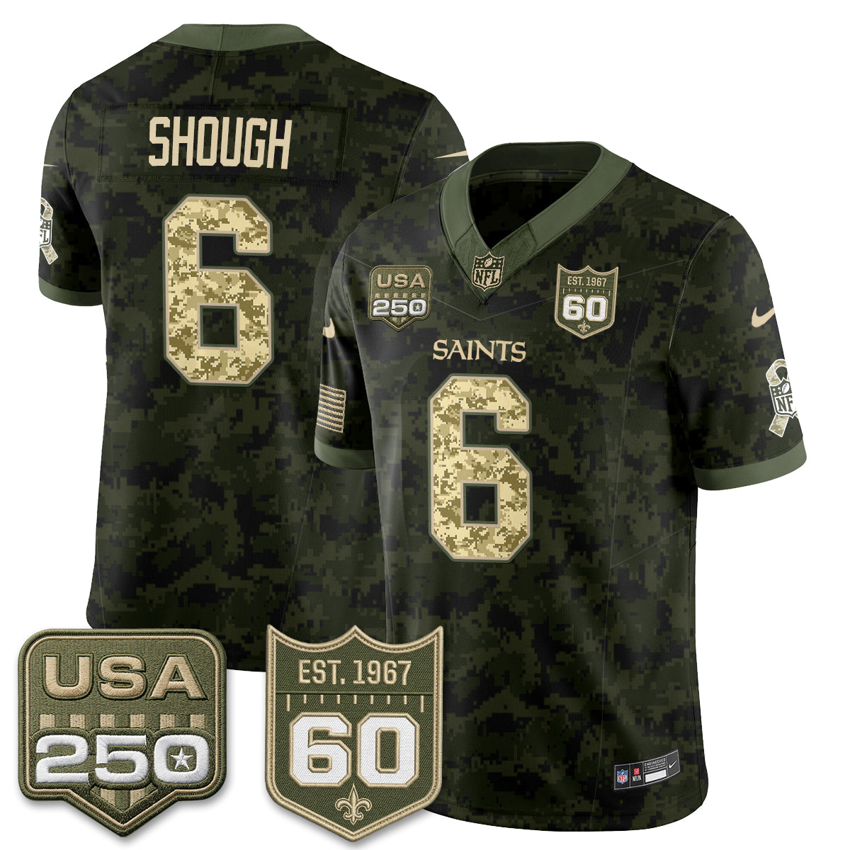 NO 2026 Salute to Service Vapor Jersey - Stitched