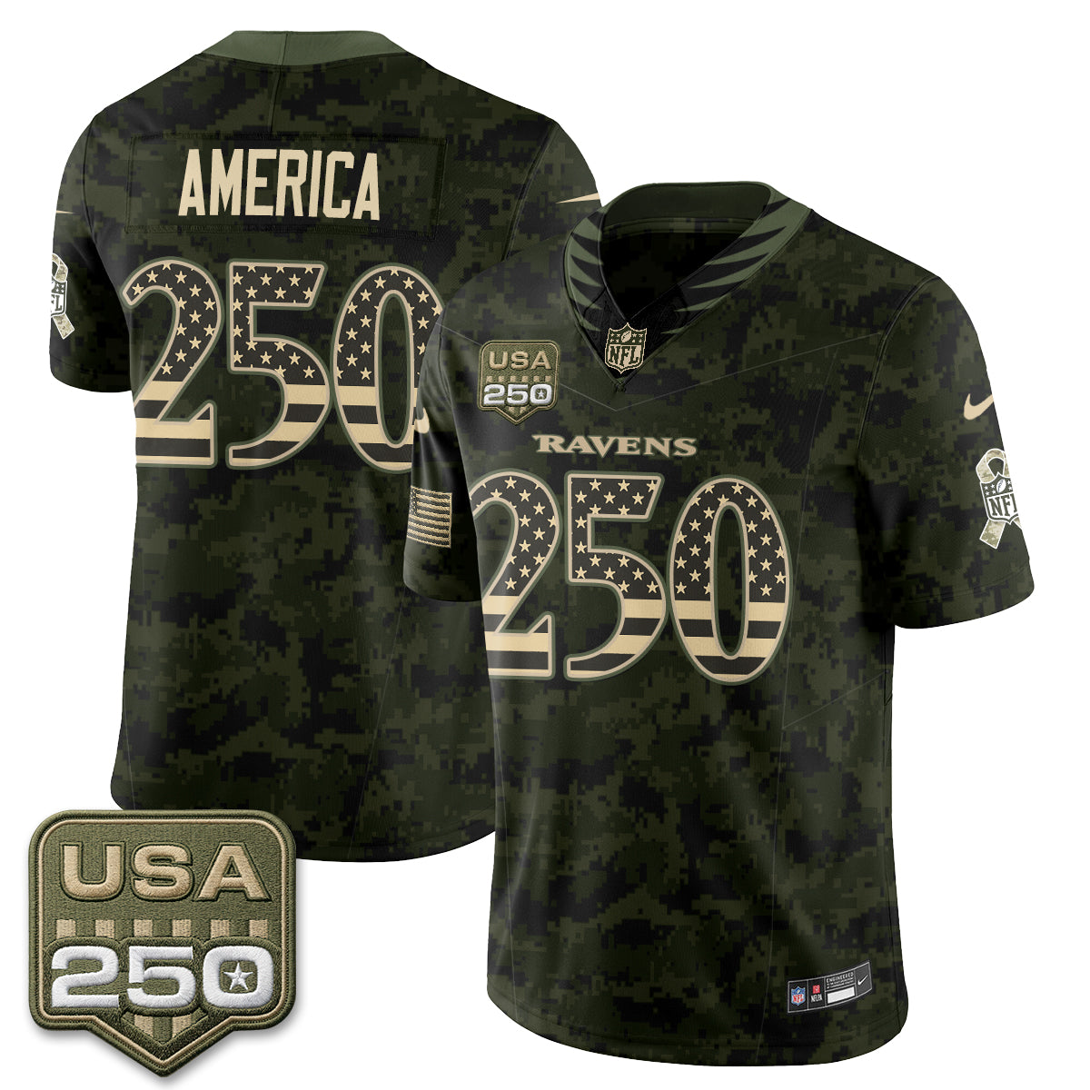 BAL 2026 Salute to Service Vapor Jersey - Stitched