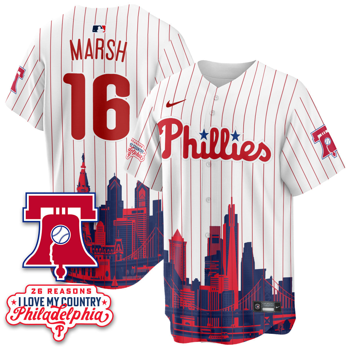 PHI "26 Reasons I Love My Country" Edition Vapor Jersey - Stitched