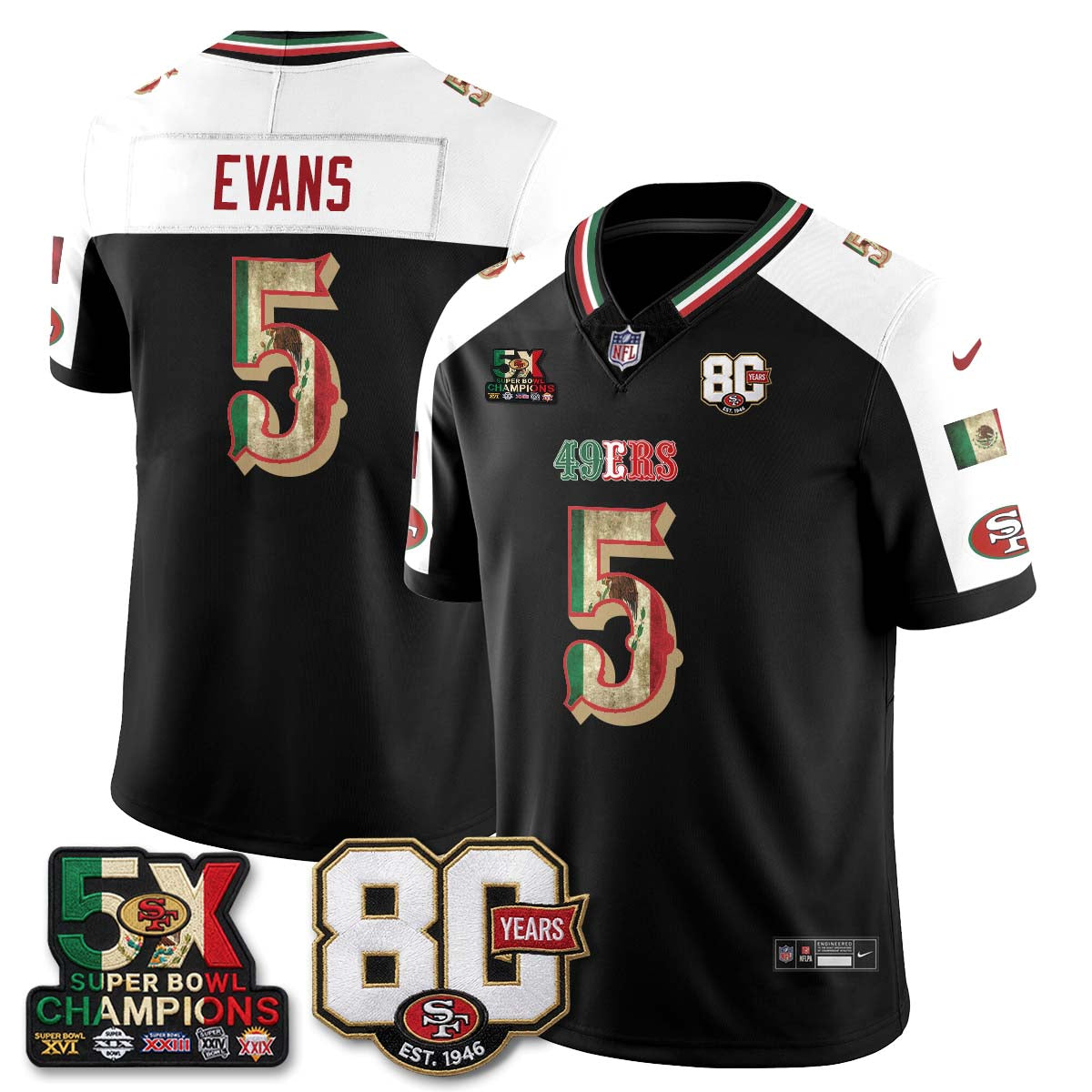 SF Mexican Edition Vapor Jersey - Stitched